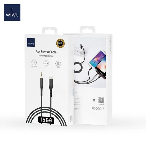 WiWU Aux Stereo Cable 3.5mm to Lightning