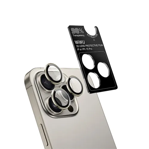 WIWU Camera 3D Eagle Eye Lens Guard Protector for iPhone 15 Pro