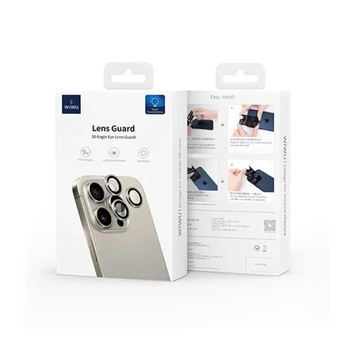 WIWU Camera 3D Eagle Eye Lens Guard Protector for iPhone 15 Pro