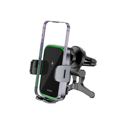 WiWU CH-313 15W Wireless Car Charger and phone holder