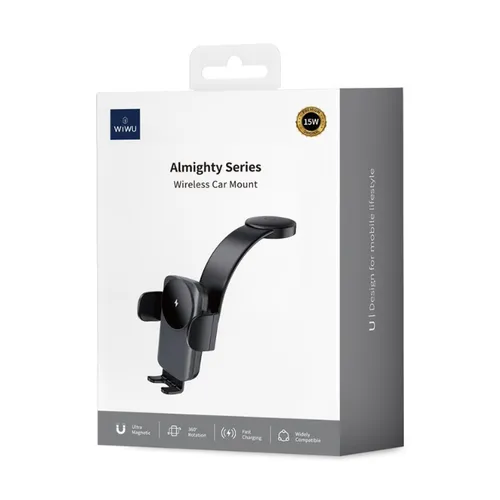 Wiwu CH-322 Almighty Wireless Car Mount Black
