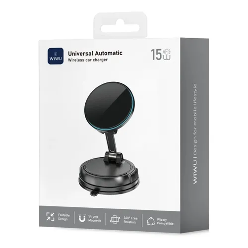 WIWU CH-326 15W Universal Automatic Wireless Car Charger