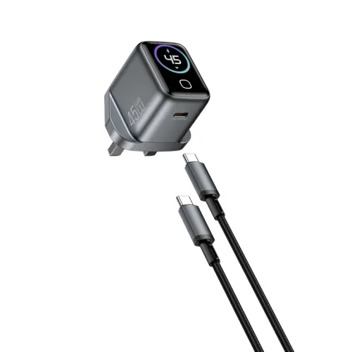 WiWU CHG500 Voyager 45W PD/QC GaN Charger Combo