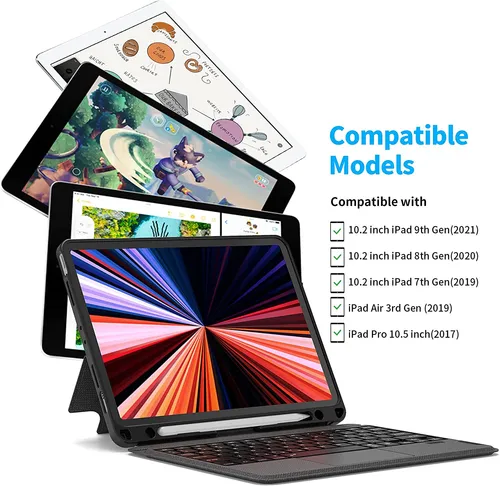 WiWU Combo Touch iPad Keyboard Case for iPad 10.9-inch 2022