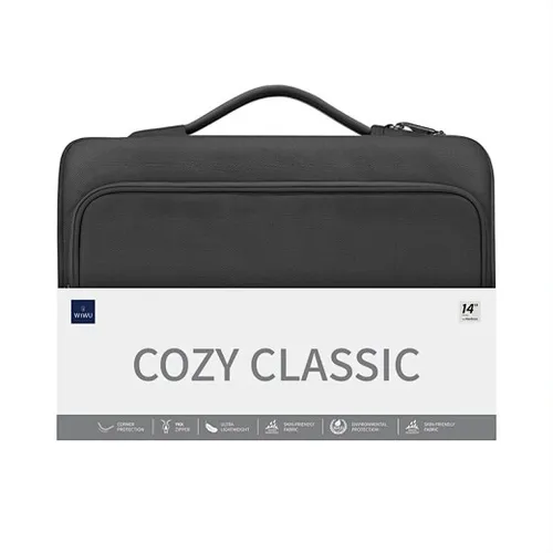 WIWU Cozy Classic Waterproof Polyester Laptop Sleeve 14