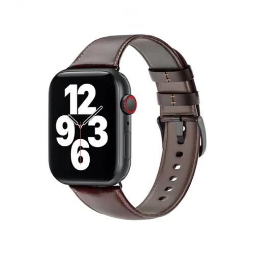 WiWU Crazy Horse Leather Strap For Apple Watch 42MM