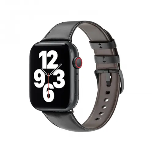 WiWU Crazy Horse Leather Strap For Apple Watch 44MM