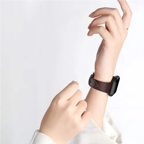 WiWU Crazy Horse Leather Strap For Apple Watch 44MM