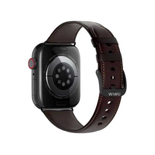WiWU Crazy Horse Leather Strap For Apple Watch 49MM