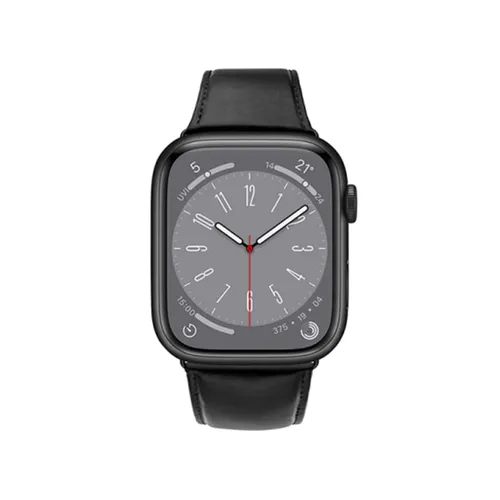 WiWU Crazy Horse Leather Strap For Apple Watch 49MM