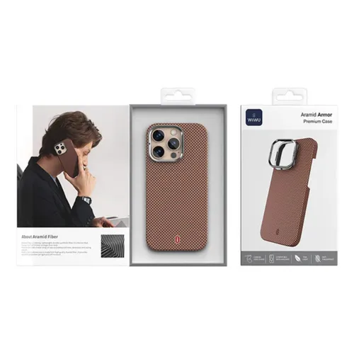 Wiwu DCC-208 Aramid Armor Premium Case 16 Pro Max Red