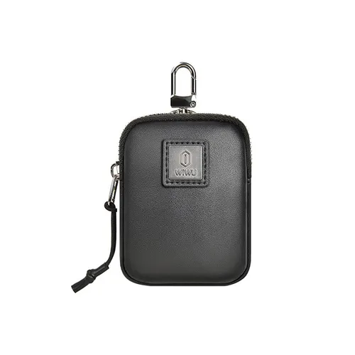 WiWU E-Pouch PU Leather with Portable Hook Storage Bag