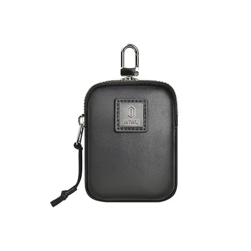 WiWU E-Pouch PU Leather with Portable Hook Storage Bag