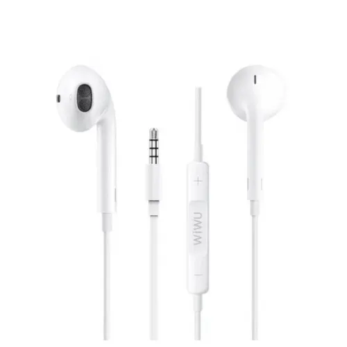 Wiwu Earbuds 101 3.5mm Earphone – White