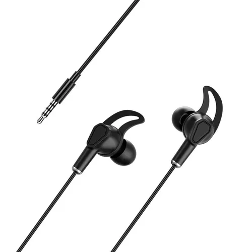 WIWU EB309 3.5mm In-ear Stereo Wired Earphone, Length: 1.1m(Black)