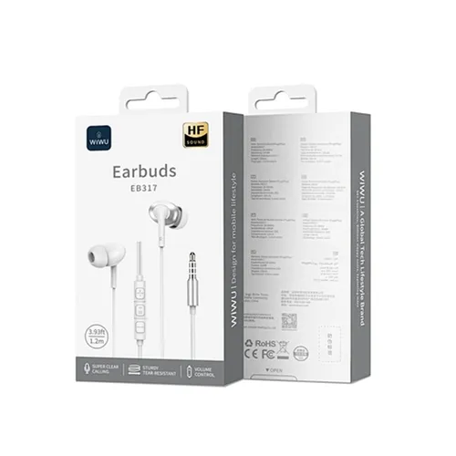 WiWU EB317 3.5mm Stereo Earphones