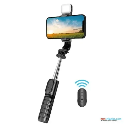 WiWU Fill Light Tripod Selfie Stick