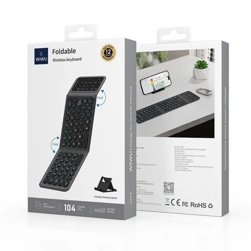 Wiwu FMK-05 Foldable Wireless Keyboard Gray