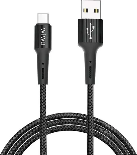 Wiwu G20 Gear Charging Sync Cable Type-c 2.4A 1.2M - Black G201.2MB