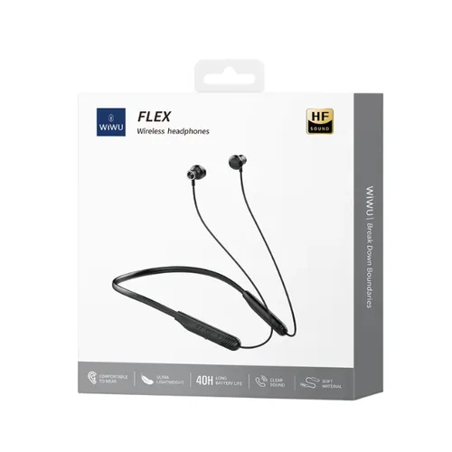 Wiwu GB05 Flex Wireless Neckband Black