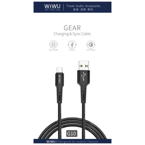 WIWU Gear Charging & Sync Cable Type-C USB 1.2M G10