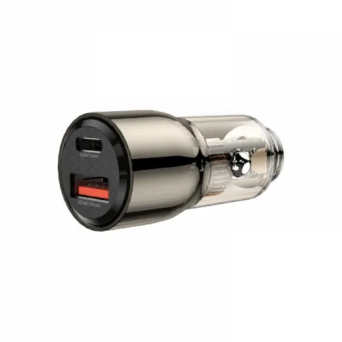 WiWU Geek 95W USB-A + USB-C Car Charger