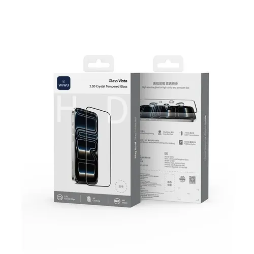 WiWU GT-009 2.5D Ultra Clear Smooth Tempered Glass Iphone 18/17 Pro Max Iphone 18/17 Pro