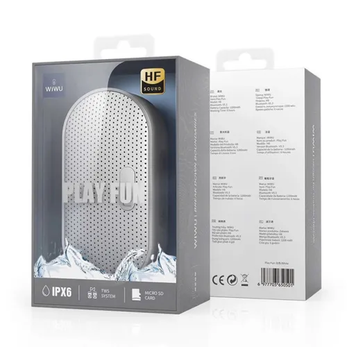Wiwu H8 Play Fun Bluetooth Speaker – White