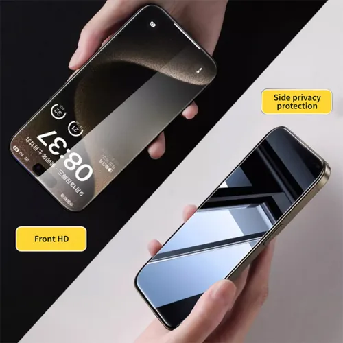 WiWU iPrivacy HD Anti-Peep Tempered Glass Screen Protector for iPhone 15 Pro Max