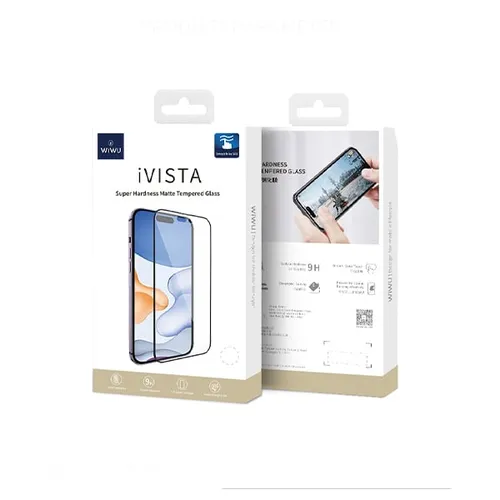 WiWU iVISTA Matte Tempered Glass Screen Protector for iPhone 15 Plus