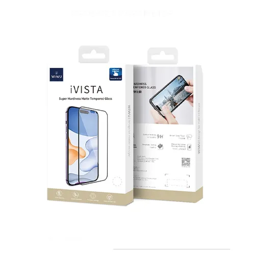 WiWU iVISTA Matte Tempered Glass Screen Protector for iPhone 15
