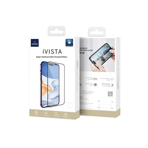 WiWU iVISTA Super Hardness Glass Screen Protector for iPhone 15 Pro Max