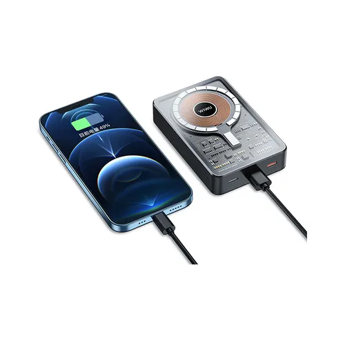WiWU JC-21 10000mAh Transparent Magnetic Power Bank