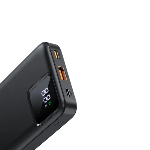 Wiwu JC-22 22.5w 20000mAH LED Display Built In Cable Powerbank Black