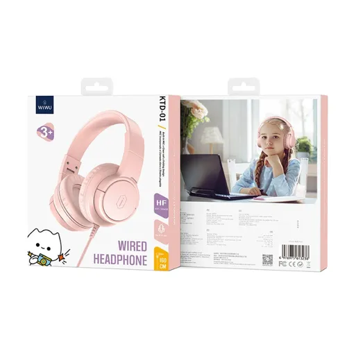 Wiwu KTD-01 Wired Foldable Over-Ear Headset (3.5mm)