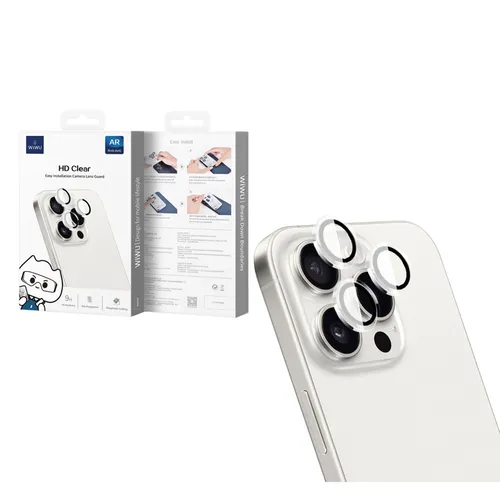 Wiwu LG-007 PURO Classic Transparent Lens Guard for iPhone 13–16 Pro / Pro Max