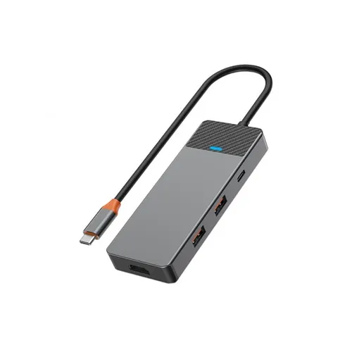 WiWU Linker A721HD 7 In 1 USB-C Hub Adapter