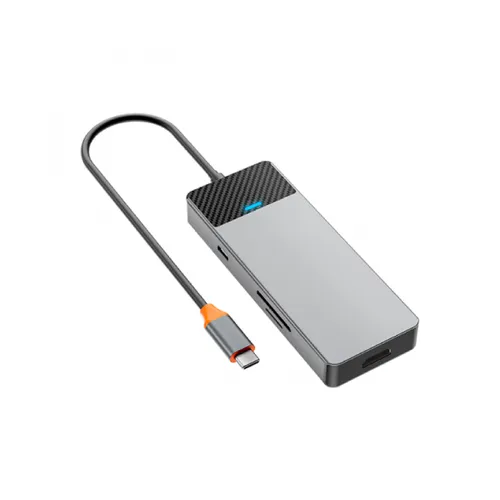 Wiwu Linker A721HD 7 In 1 USB-C Hub - Grey