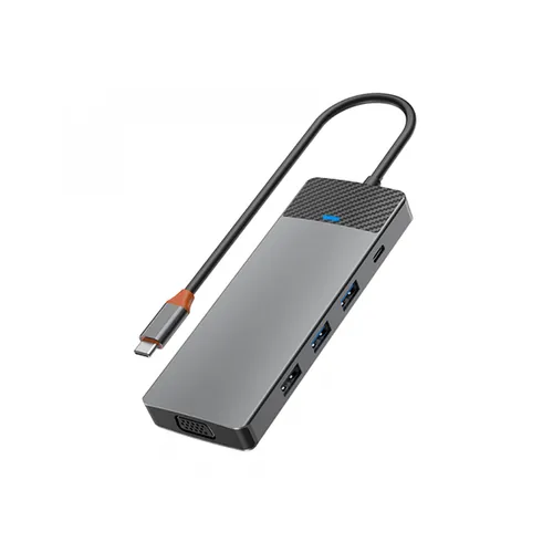 WiWU Linker A921HV 9 In 1 USB-C Hub Adapter