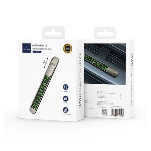 WiWU Lotto Vehicle Temporary parking card