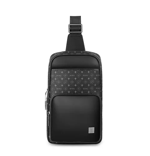 WIWU Luxurious Master Anti-Theft Fingerprint Lock Crossbody Bag Sling Bag