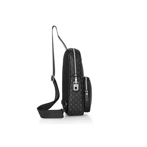 WiWU Luxurious PVC Master Anti-Theft Fingerprint Lock Crossbody Backpack