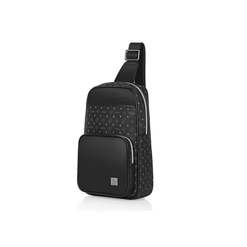 WiWU Luxurious PVC Master Anti-Theft Fingerprint Lock Crossbody Backpack