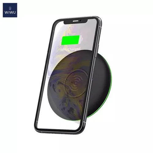 WIWU M4 10W Universal QI Standard Round Smart Wireless Charger