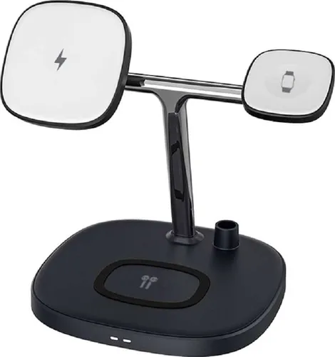 Wiwu M8 Power Air 15W 4 In 1 Wireless Charger - Black M8B