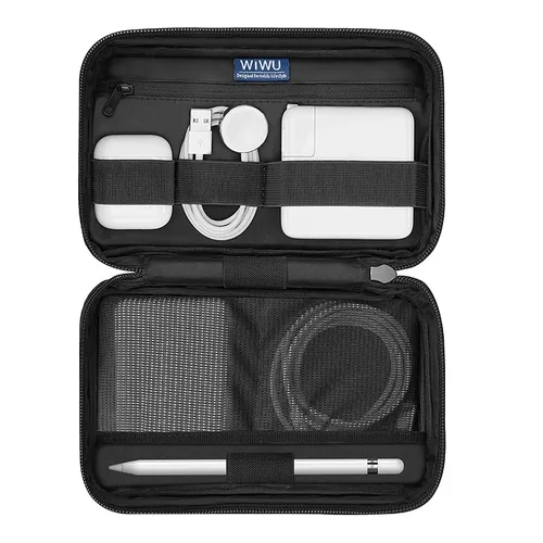 WIWU MacBook Mate Electronic Storage Bag Nylon + Polyester Durable Material