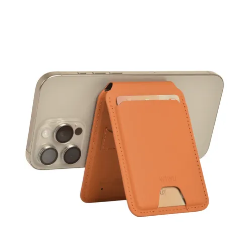 Wiwu Mag Wallet FM MW-005 Slim & Magnetic - Brown