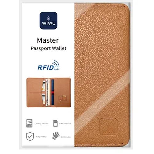 WiWU Master Passport Wallet RFID Safe