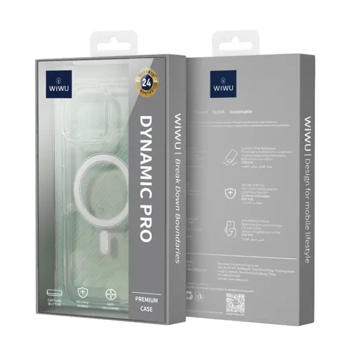 Wiwu MCC-102 iPhone 16 Pro Max Case Magnetic Crystal Hard PC Cover