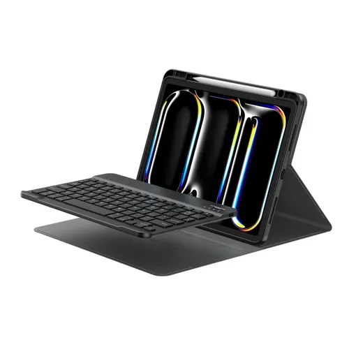 Wiwu MK-006 3 In 1 Premium Combo Case+Pencil+Keyboard For iPad Air 11 10.9 & 11 2024-2025 Black